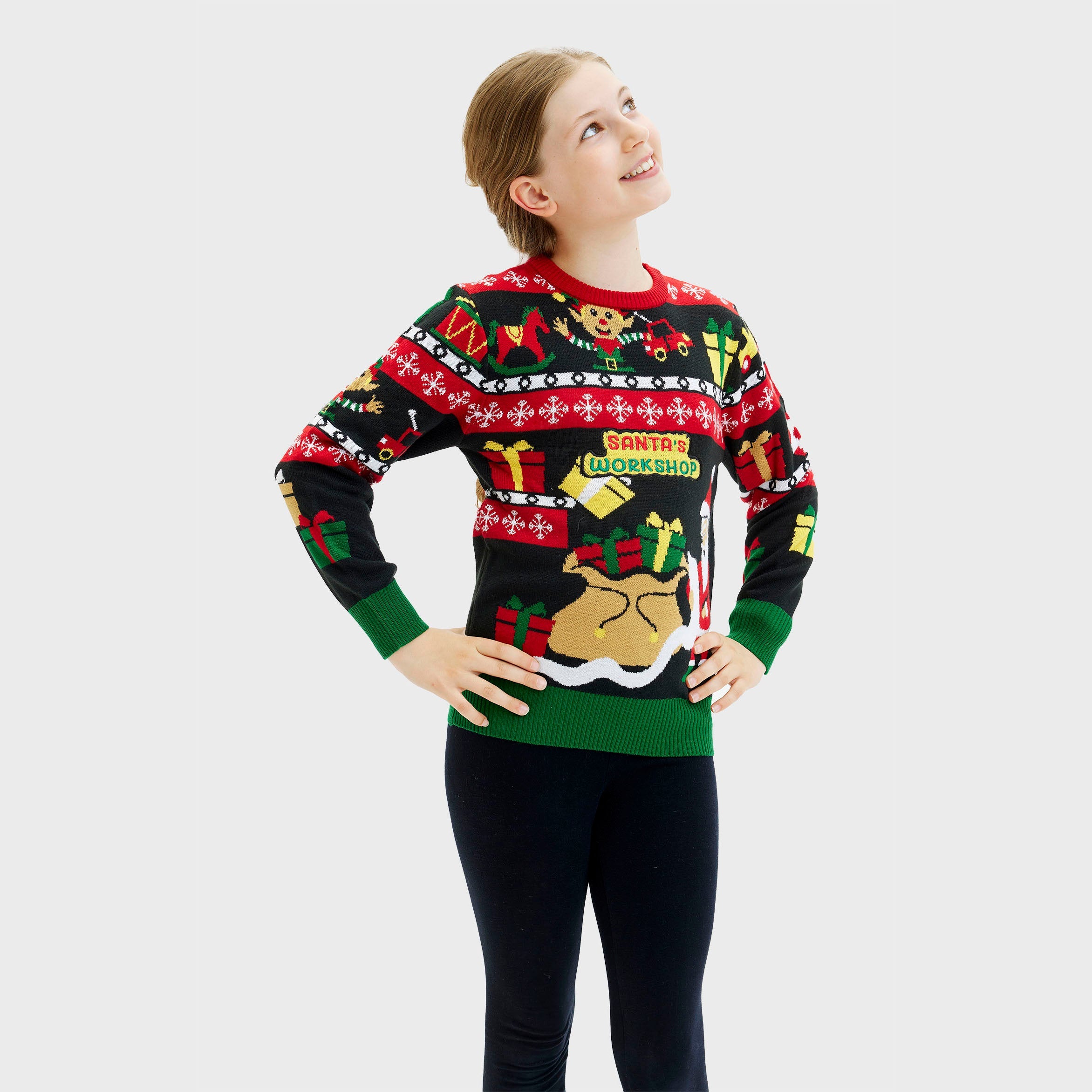 Santa's Workshop christmas sweater - child.